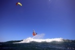 Windsurfing and kitesurfing at El Cabezo in El Medano Tenerife 16-09-2016