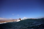 Windsurfing and kitesurfing at El Cabezo in El Medano Tenerife 16-09-2016