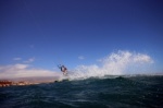 Windsurfing and kitesurfing at El Cabezo in El Medano Tenerife 16-09-2016