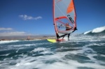 Windsurfing and kitesurfing at El Cabezo in El Medano Tenerife 16-09-2016